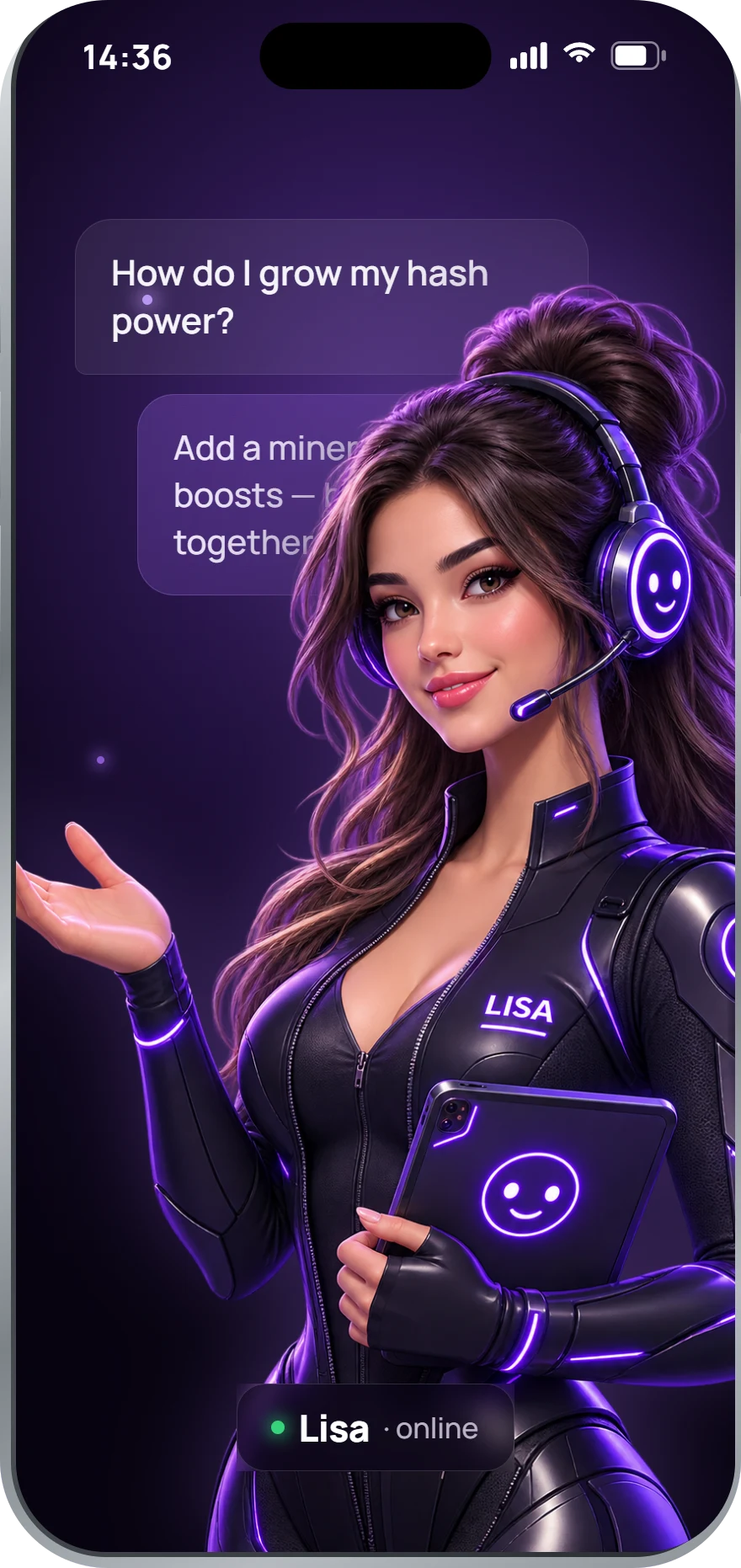 Lisa, the AI mining assistant